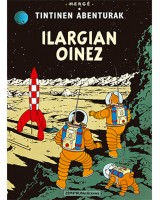 Tintin ilargian oinez komikia - Hergé - Karrikiri Euskal Denda