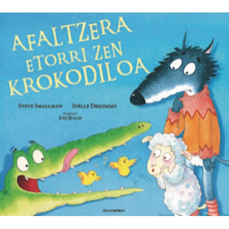 Afaltzera etorri zen krokodiloa