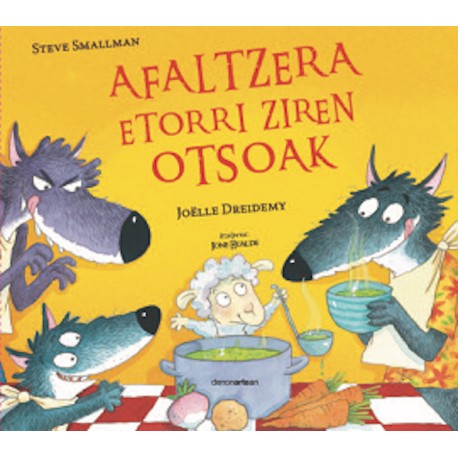 "Afaltzera etorri ziren otsoak" haurrentzako liburua - Karrikiri Euskal Denda