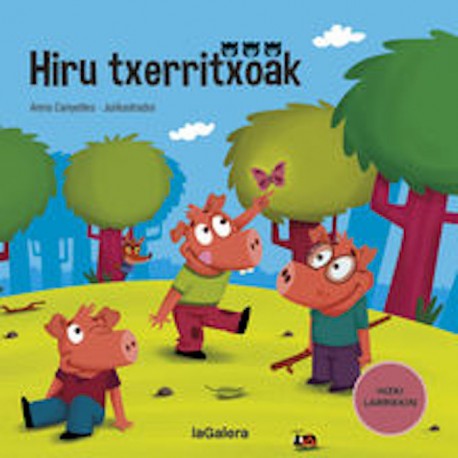 Hiru txerritxoak  (Hizki larriekin)