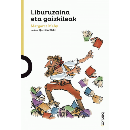 Liburuzaina eta gaizkilea liburua - Margaret Mahy - Karrikiri Denda