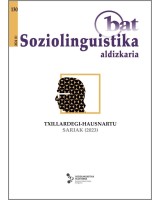 Bat Soziolinguistita aldizkaria 130. - Txillardegi-Hausnartu Sariak (2023)