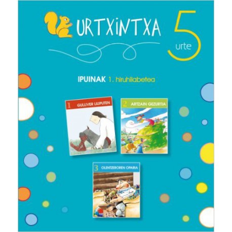 Urtxintxa 5 -1  Ipuinak (pack 3)